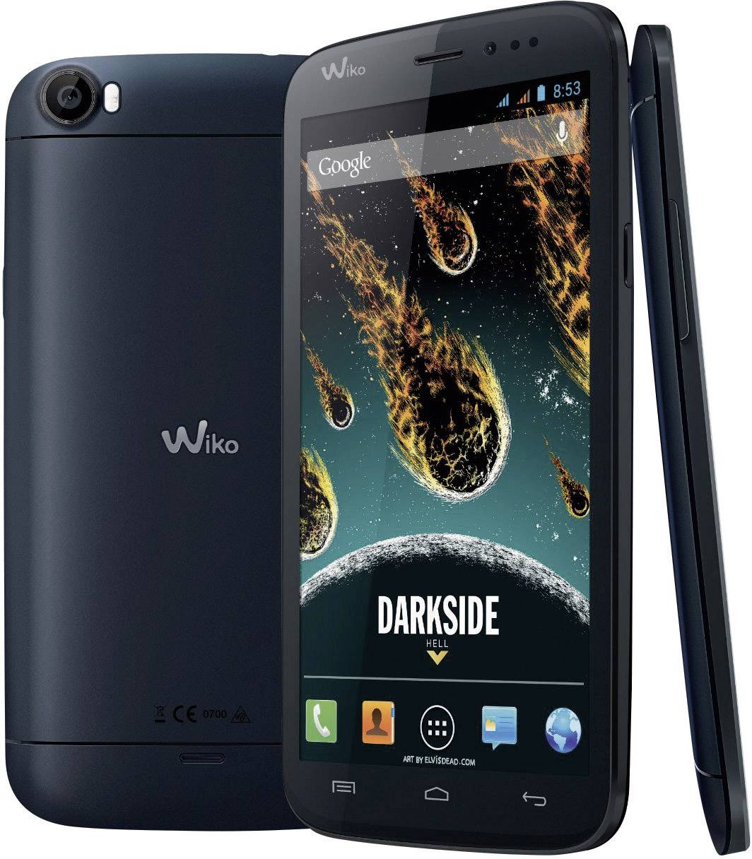 Wiko Darkside Smartphone 16 Gb 5 7 Inch 14 5 Cm Dual Sim Android 4 2 Dark Blue Conrad Com