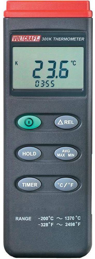 VOLTCRAFT K204 Thermometer -200 - +1370 °C Sensor type K Data logger