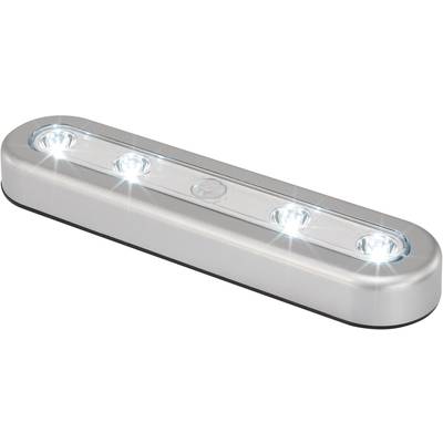 Renkforce  LED plinth lighting  LED (monochrome) Built-in LED 0.8 W  Daylight white Silver