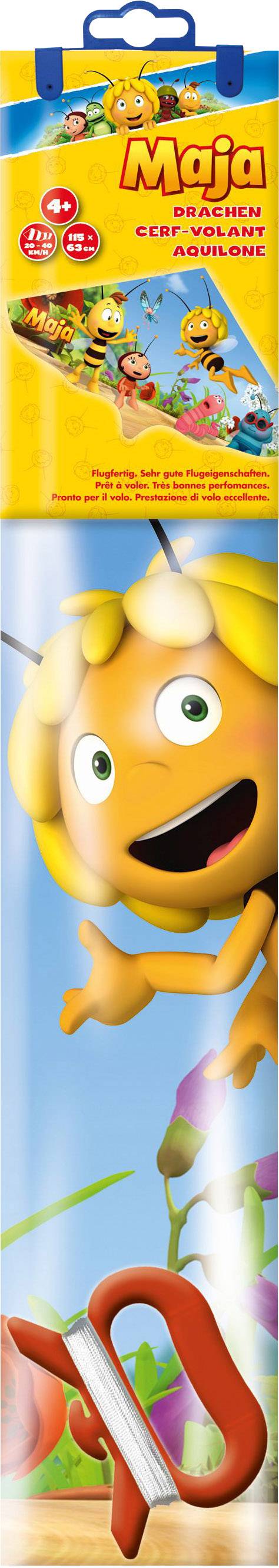 'Maja' Painting Set with Maya the Bee Theme. Includes colouring pencils and colouring book. Packaging depicts Maya the Bee and her friends in a colourful scene.