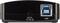 'Back of an electronic device with DC 5V power socket on the left and USB socket on the right, on a black casing.'