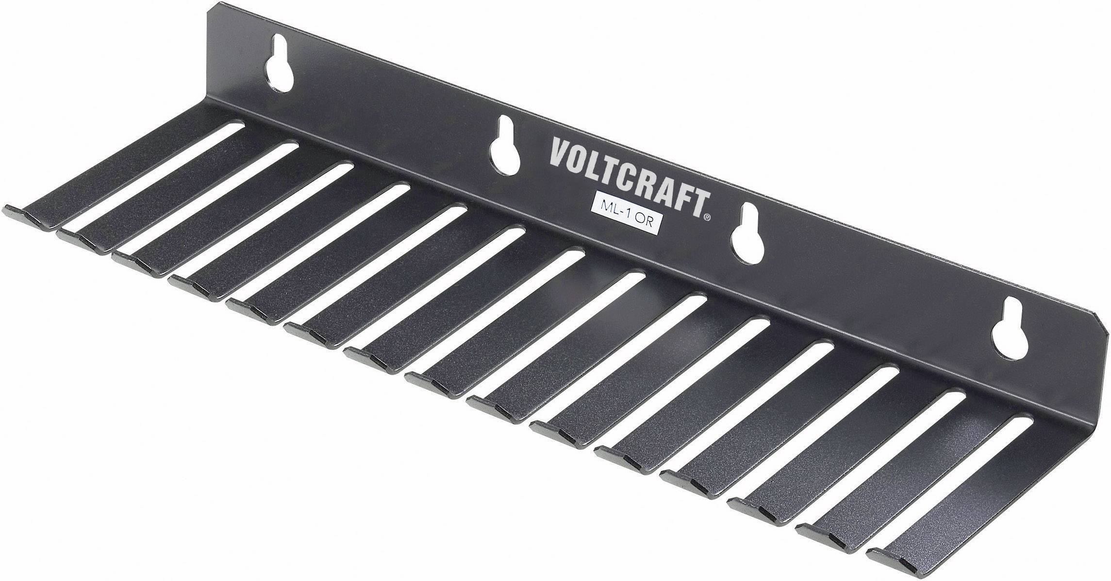VOLTCRAFT ML-1 OR Test lead holder ML-1 OR (L x W x H) 280 x 85 x 32 mm Black