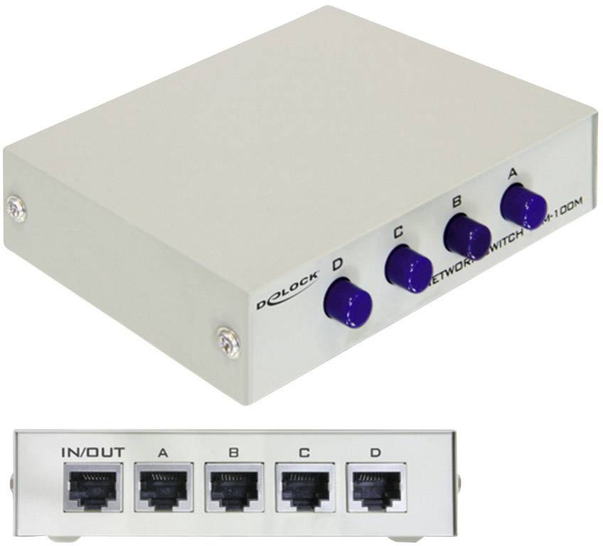 Delock 87588 Network switch 4 ports 100 MBit/s