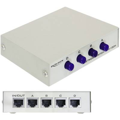 Delock 87588 Network switch  4 ports 100 MBit/s  