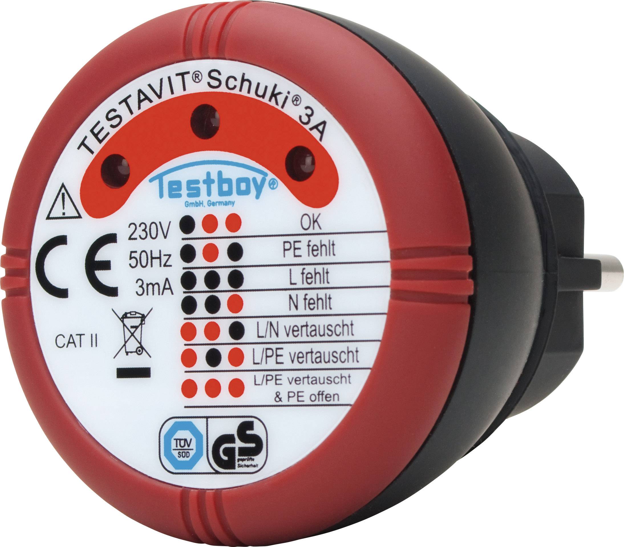 Image of Testavit Schuki 1A socket outlet tester