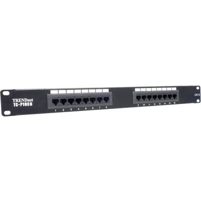   TrendNet  TC-P24C6  16 ports  Network patch panel    CAT 6  1 U  Black