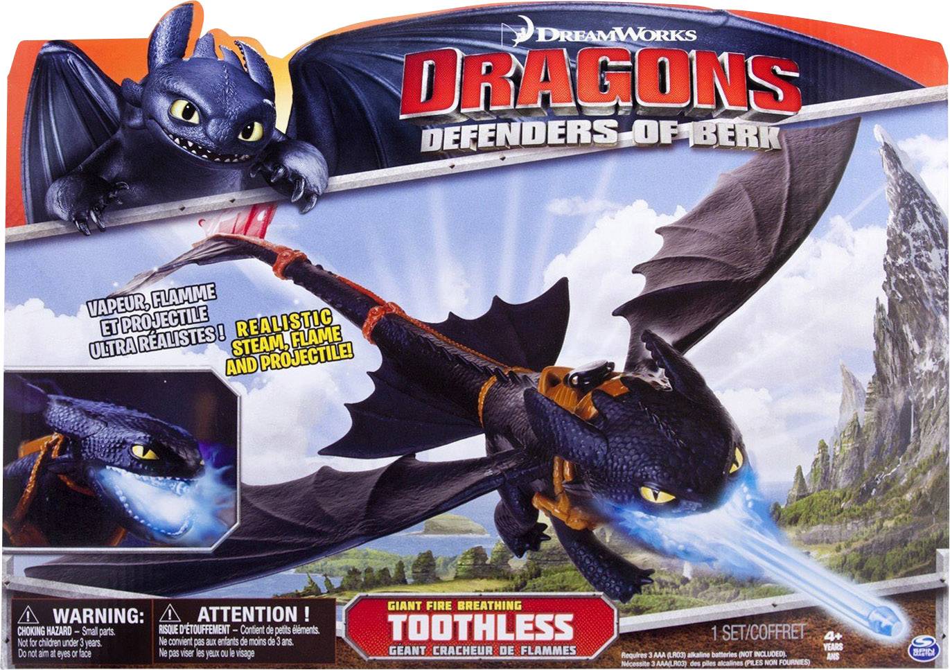 DreamWorks Dragons Spin Master 6019879 Toothless