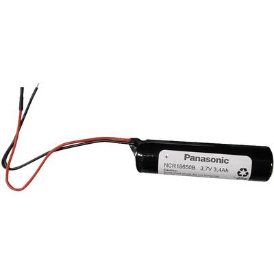 Panasonic NCR18650B Non-standard battery (rechargeable)  18650 Cable Li-ion 3.7 V 3400 mAh