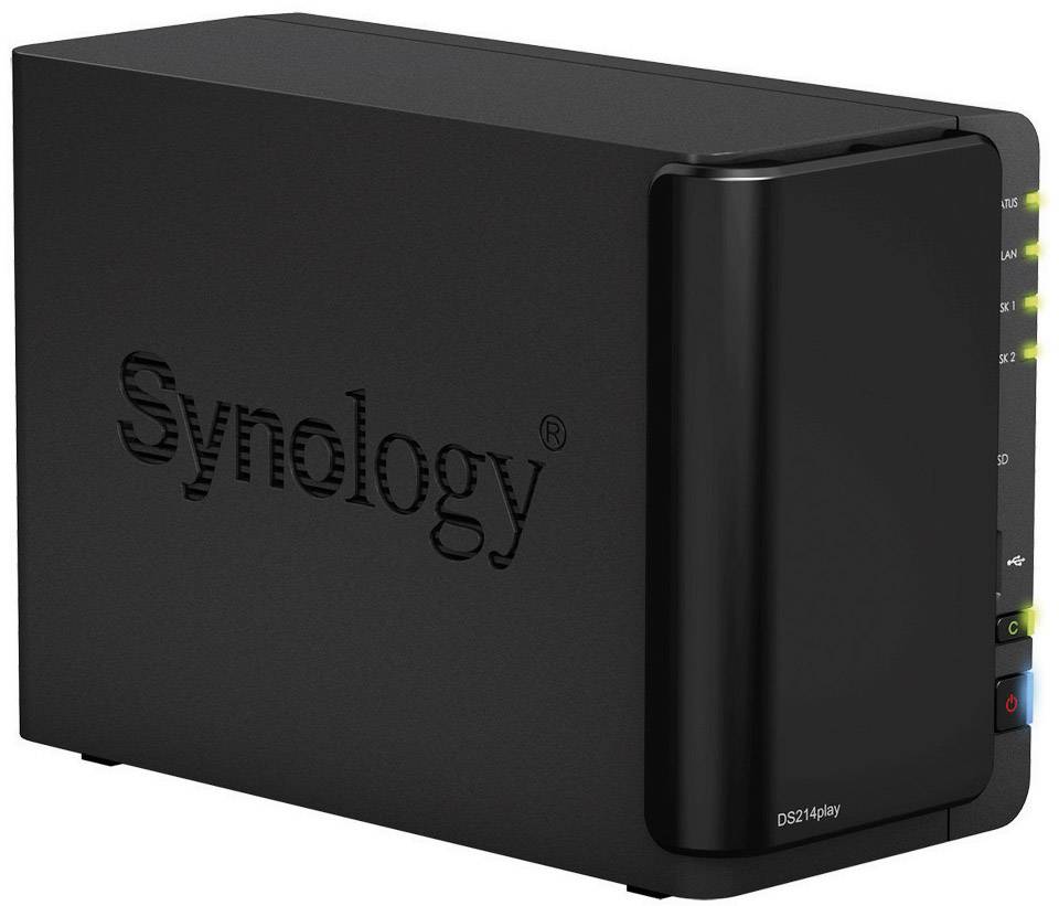 Сетевой накопитель nas synology ds214Play для 2x3.5 /2.5 sata hdd (lan) (4711174721467)