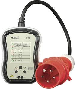 VOLTCRAFT ST-32B 3-Phase Socket Tester CEE-32A