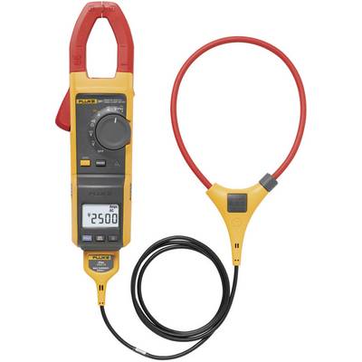 A digital clamp multimeter with a detachable measuring head and a '2500' display on the screen. Suitable for electrical measurements.