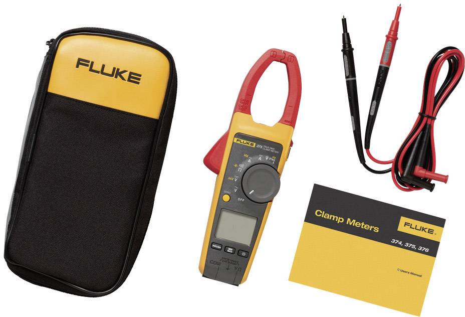 Fluke 375 Clamp meter, Handheld multimeter Digital Calibrated to