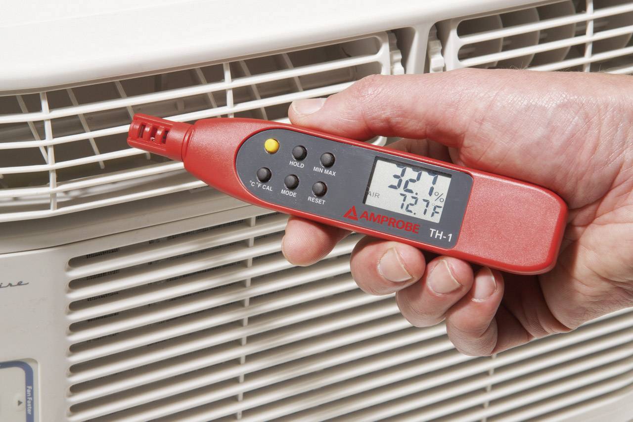 Beha Amprobe TH-1 Hygrometer 0 RH 100 RH Dew point/mould detector-1