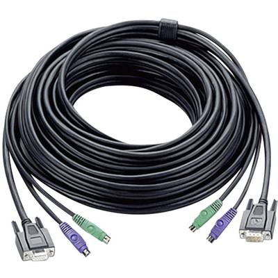 ATEN KVM Cable [2x PS/2 plug, SPHD-15 plug - 2x PS/2 plug, SPHD-15 plug] 20.00 m Black 