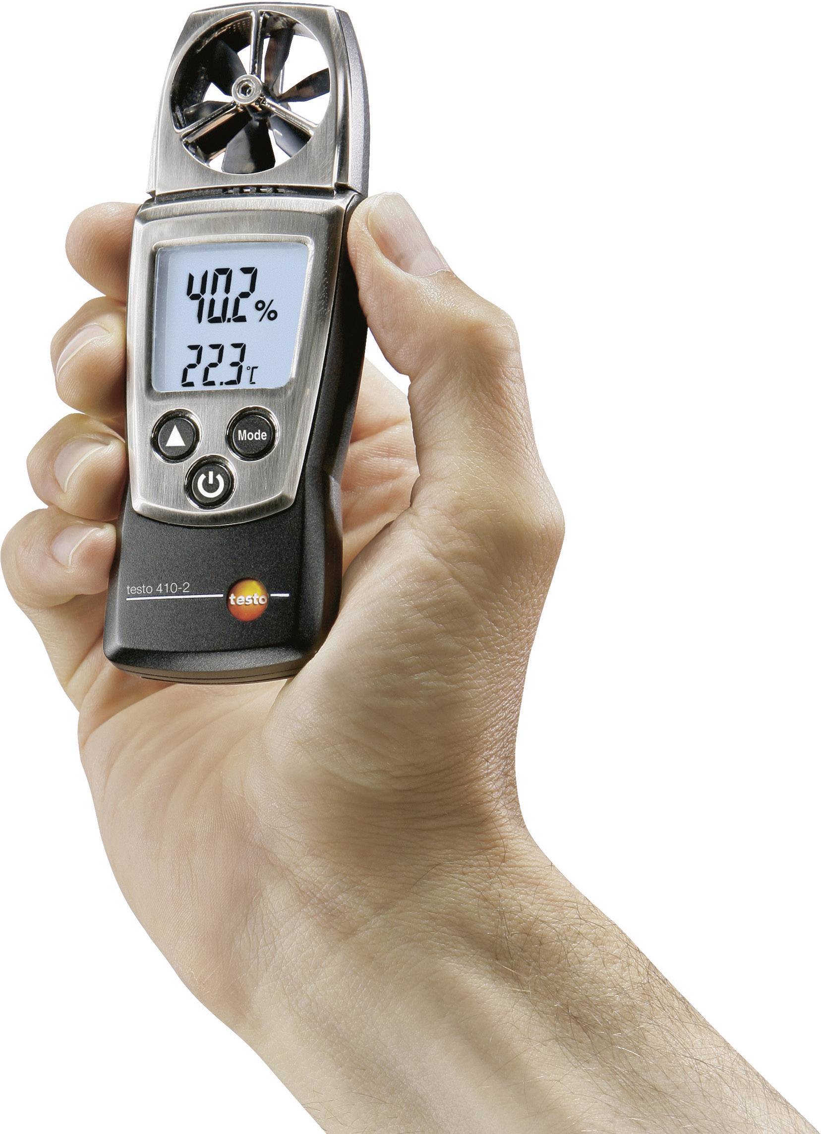 testo 410-2 Anemometer Calibrated to (DAkkS standards) 0.4 up to 20 m/s ...