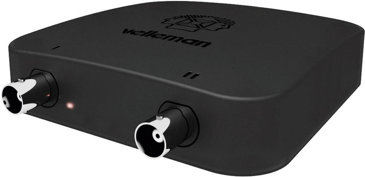 Velleman PCSU200 USB Oscilloscope 12 MHz 2channel 25 MSa/s 4 KP 8 Bit