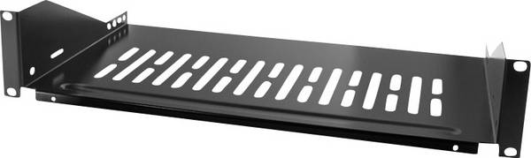 LogiLink SF2C35B 19 inch Server rack cabinet shelf 2 U Fixed Suitable for (cabinet depths): 450 mm Black