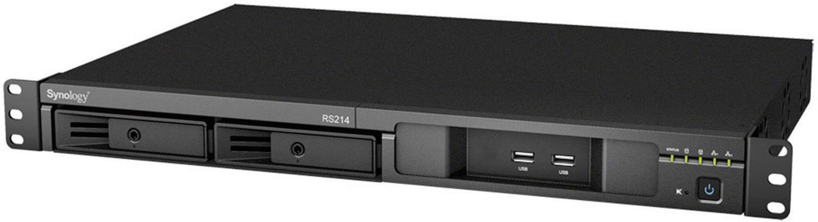 Сетевой накопитель synology rs214 сетевой накопитель с 2 отсеками для 3.5inch sata (ii) или 2.5inch sata/ssd, 1.2ghz cpu, ram 5 (4711174721450)