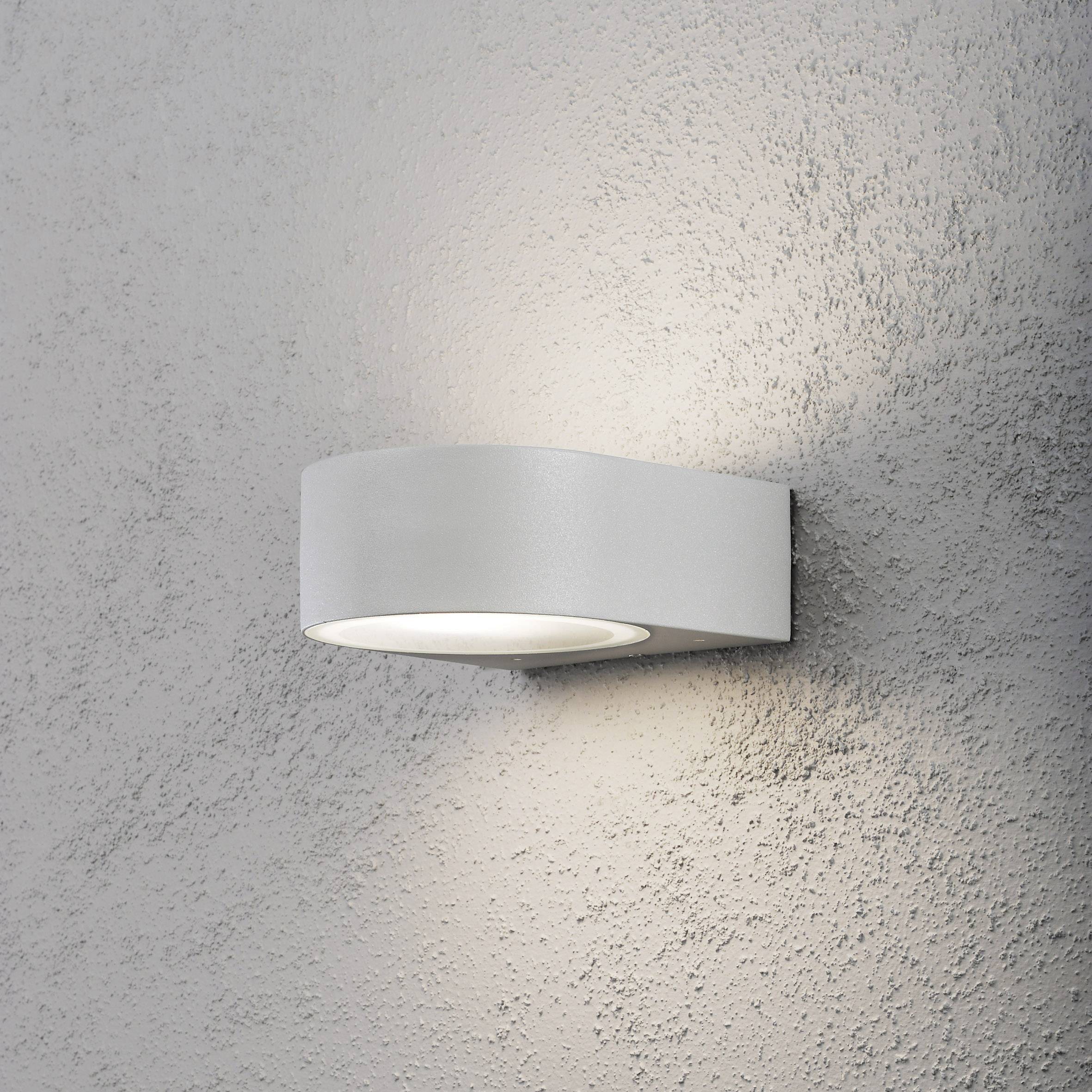 Konstsmide Teramo 7510-300 Outdoor wall light Energy-saving bulb, LED (monochrome) E-27 40 W Grey