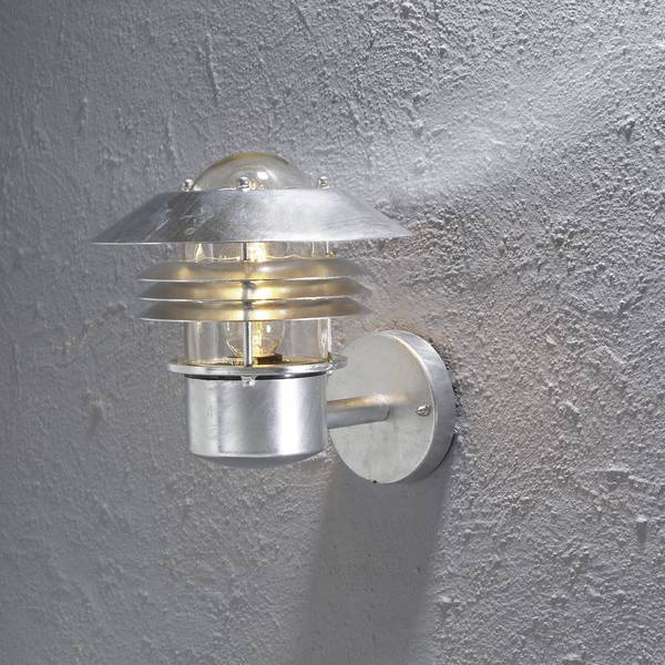 Konstsmide Modena 7302-320 Outdoor wall light Energy-saving bulb, LED (monochrome) E-27 60 W Galvanized