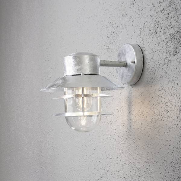 Konstsmide Modena 7310-320 Outdoor wall light Energy-saving bulb, LED (monochrome) E-27 60 W Galvanized