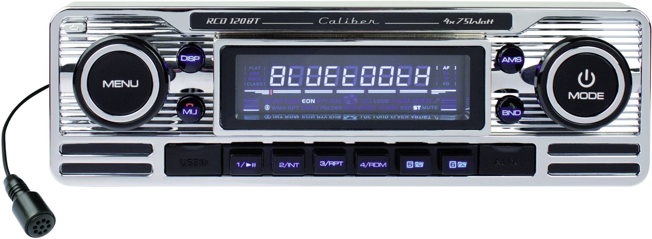 draadloos tijdschrift Humanistisch Caliber RCD-120BT Bluetooth Car stereo Retro design, Bluetooth handsfree  set | Conrad.com