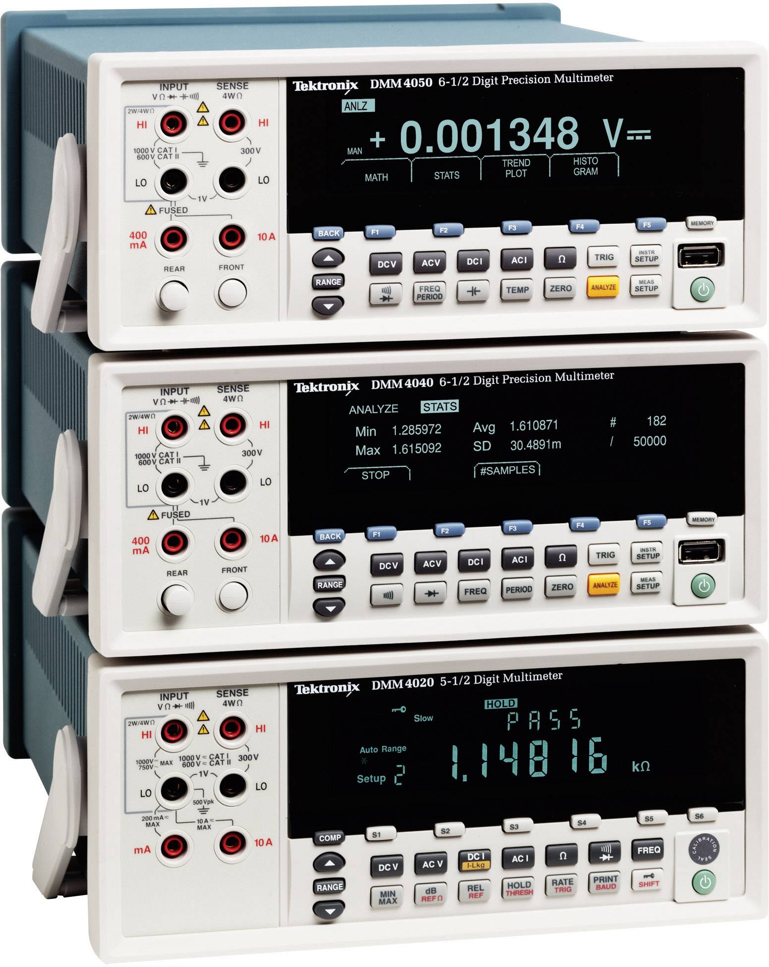 Tektronix DMM4020 Bench multimeter Digital Calibrated to: Manufacturer ...