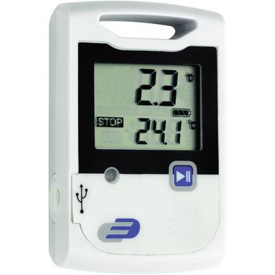 Digital thermometer with small display shows 2.3 °C. Another symbol at 24.1 °C is also visible.