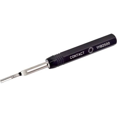 Soldering iron with a black handle and the inscription 'CONTACT 11182500'.