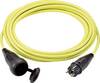 LAPP 73222337 Current Cable extension 16 A Yellow 5.00 m H05VV-F 3G 1,5 mm²