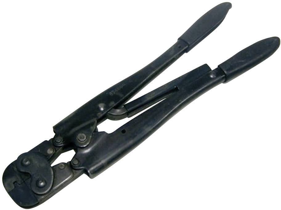 A black hand punch with long handles, used for cutting through materials.