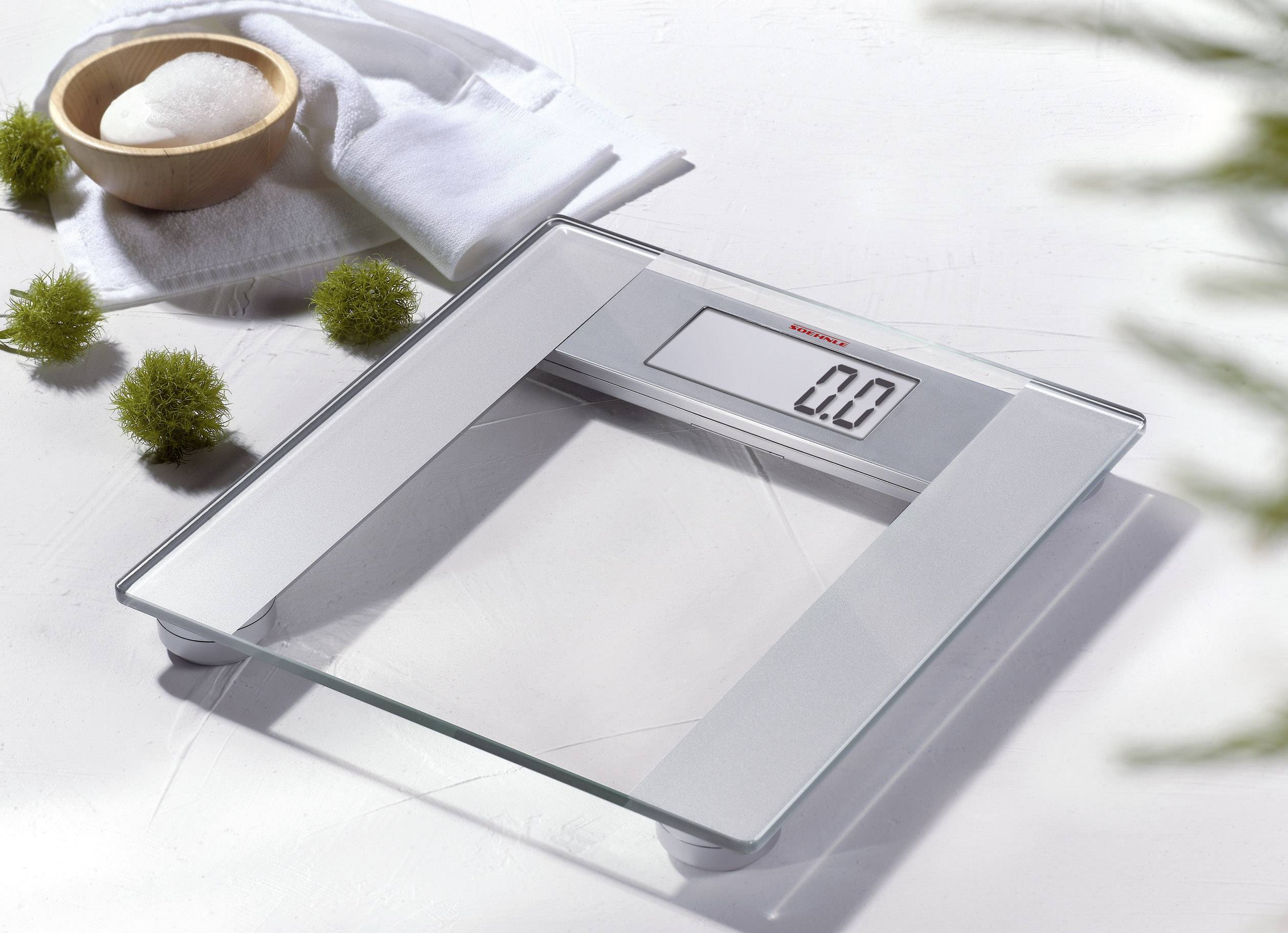 Soehnle Pharao Digital bathroom scales Weight range=200 kg Silver