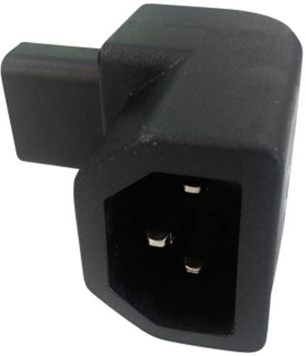 TRU COMPONENTS IEC13214-R Mains adapter IEC C13 socket (cooling devices) - IEC C14 plug (cooling devices) Total number of pins: 2 + PE Black 1 pc(s)