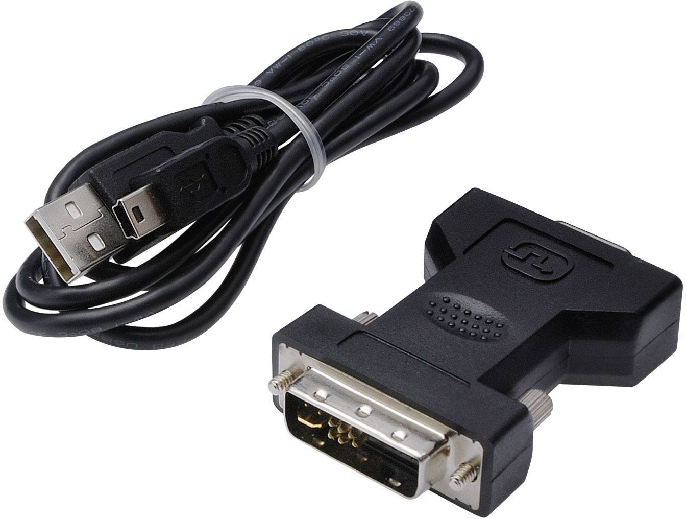 Digitus USB / DVI Adapter [1x USB 2.0 port Mini B 1x DVI socket 29