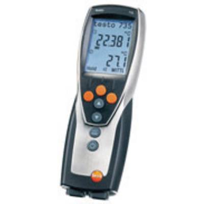 testo 0560 7351 Thermometer  -200 - +1370 °C Sensor type Pt100, K, T, J, S 