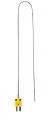 Long thermocouple with yellow plug, used for temperature measurements.