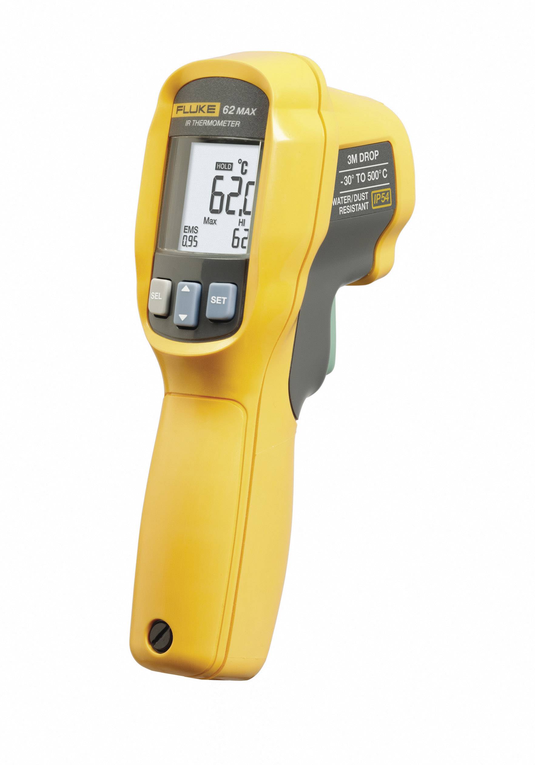 Fluke 62 MAX IR thermometer Display (thermometer) 10:1 -30 - +500 °C