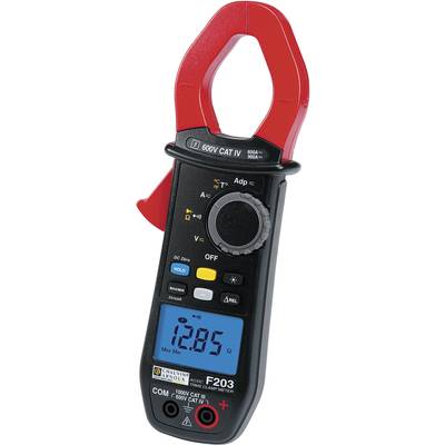 Chauvin Arnoux F203 Clamp meter  Digital  CAT III 1000 V, CAT IV 600 V Display (counts): 6000