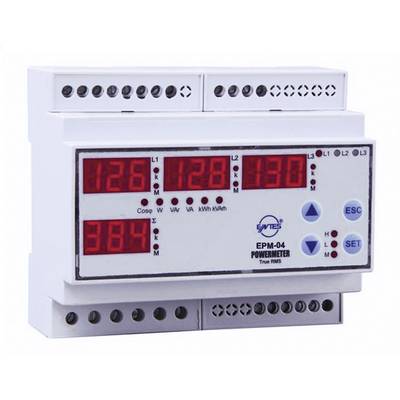 ENTES EPM-04-DIN  Voltage, current, frequency, neutral current, 