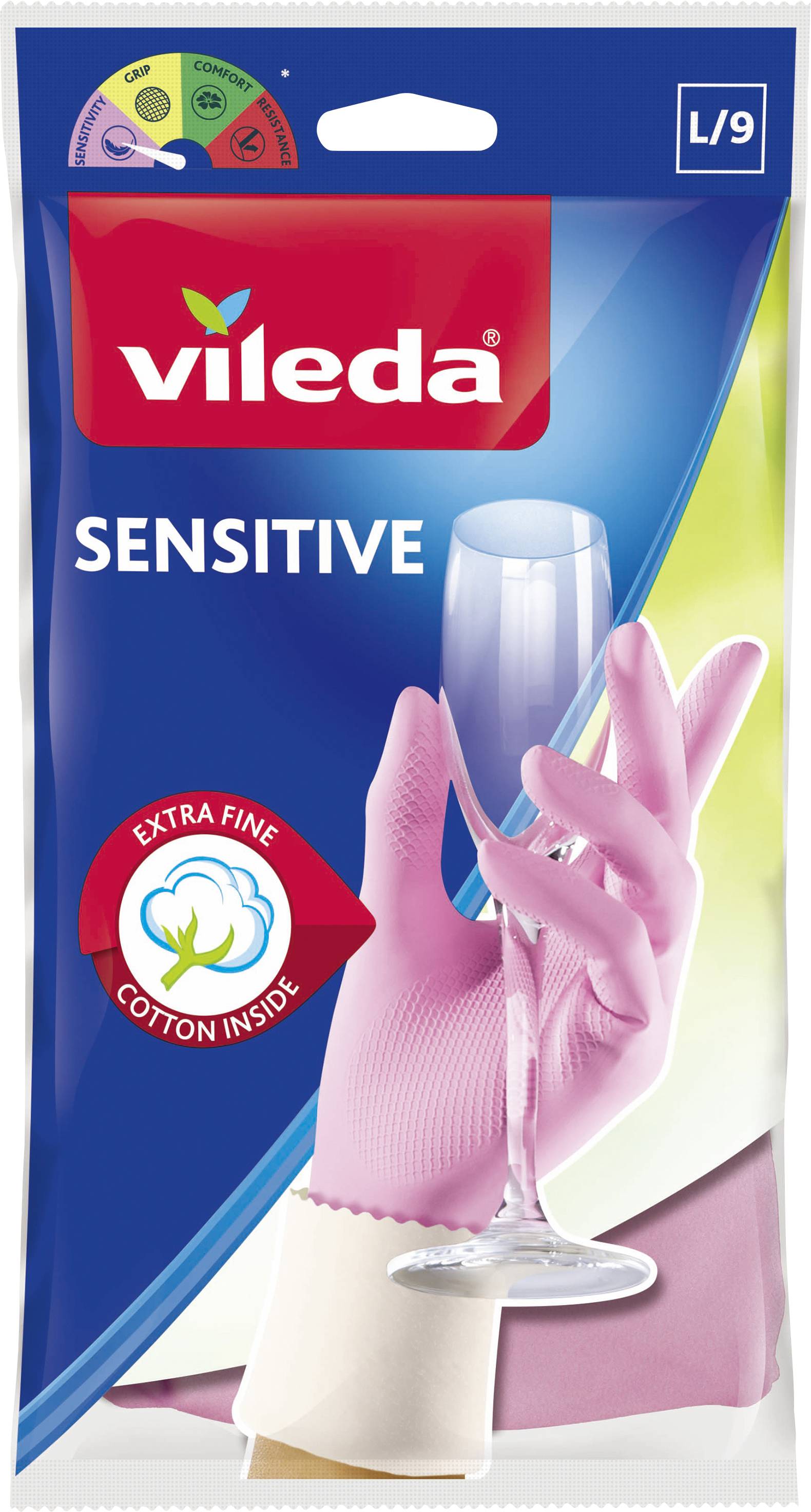 Rubber gloves sensitive L 1 pair 1500458