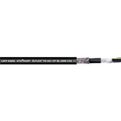 An industrial cable labelling: 'LAPP KABEL STUTTGART ÖLFLEX FD 891 CP PL A 600V CSA'. Cable cross-section shows internal wire configuration.