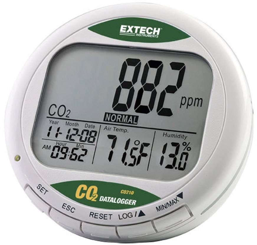 Extech CO210 Carbon dioxide detector 0 - 9999 ppm