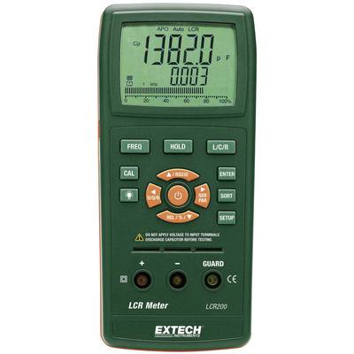 Extech LCR200 RLC circuit  Digital  CAT I Display (counts): 20000