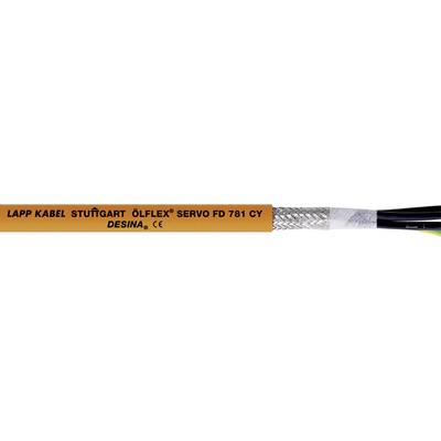 An orange cable marked 'Lapp Kabel Stuttgart Ölflex Servo FD 781 CY Desina, CE'.