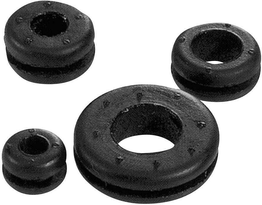 LAPP SKINDICHT LA 6 Cable grommet Terminal Ø (max.) 6 mm Board thickness (max.) 2 mm Neoprene Black 100 pc(s)