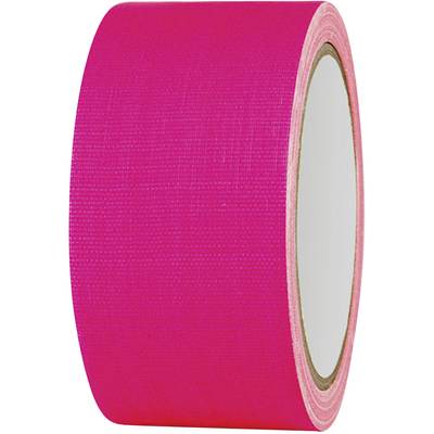 TOOLCRAFT 80FL5025PC 80FL5025PC Cloth tape 80FL5025PC Neon pink (L x W) 25 m x 50 mm 1 pc(s)