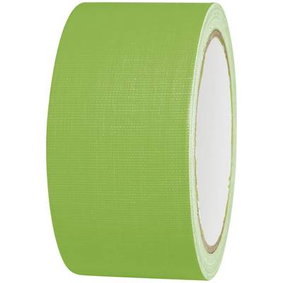 TOOLCRAFT 80FL5025GC 80FL5025GC Cloth tape 80FL5025GC Neon green (L x W) 25 m x 50 mm 1 pc(s)