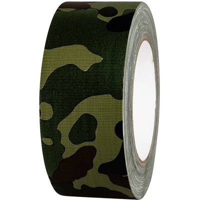 TOOLCRAFT 80B50L25CC 80B50L25CC Cloth tape 80B50L25CC Camouflage (L x W) 25 m x 50 mm 1 pc(s)
