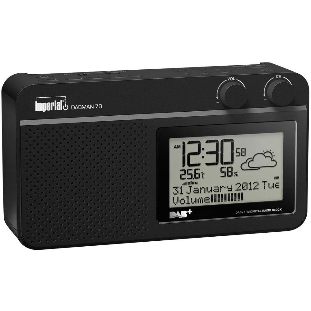 Imperial Dabman 70 Bathroom Radio Black From Conrad Imperial Dabman 70 Bathroom Radio Black