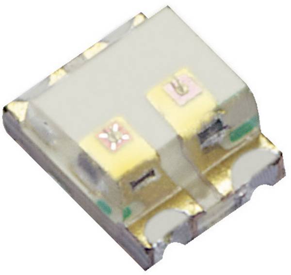 Kingbright KPTB-1612SURKCGKC SMD LED (multi-colour) 0605 Red, Green 80 mcd, 50 mcd 120 ° 20 mA 1.95 V, 2.1 V